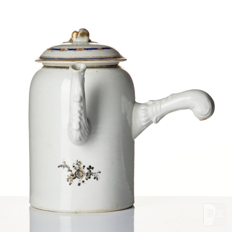 A set of 10 'European Subject' custard cups with covers and a coffeepot with cover, - 图14